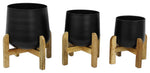 Sagebrook Home 16196-02 Set of 3 Metal 9/10/12
