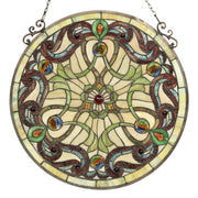 Chloe Lighting Tiffany-Style Glass Art – Rosabella Vintage Window Accent