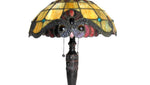 Shelly 2‑Light Tiffany Lamp by Chloe Lighting – Antique Bronze Base