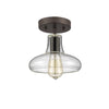 Industrial Style Semi‑Flush Ceiling Fixture – Dickens by Chloe Lighting
