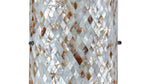 Shelley Mosaic Glass 1‑Light Sconce – Transitional Bathroom Lighting by Chloe
