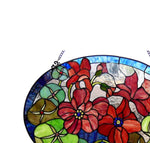 handcrafted glass window panel