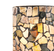 Chloe Lighting CH3C002GR08-WS1 Sandy Mosaic 1 Light  Indoor Wall Sconce 8`` Wide