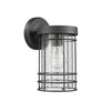 Chloe Lighting Jefferson 10.25″ Textured Black Outdoor Wall Lantern