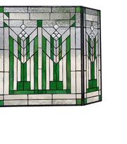 mission-style fireplace guard