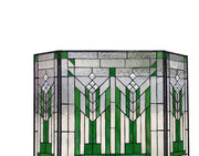 Benjamin glass fire screen