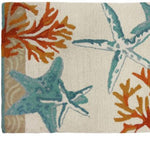 Ocean Reef Indoor Rug – Washable Coastal Accent for Nautical Homes