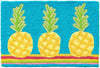 Tropical Pineapple Doormat – Bright 20x30 Entry Mat