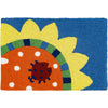 Jellybean Flower Lady 20"x30" Indoor/Outdoor Doormat – Vibrant Floral Design for Any Entryway