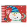 Snowman & Lollipop Doormat – 20"x30" Festive Holiday Entry Rug