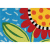 Rosey Petals Doormat – 20"x30" Floral Indoor/Outdoor Accent Rug