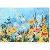 Floral Entryway Mat – Colorful Prairie Wildflowers for Front Door Decor