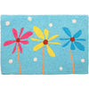 Spring Floral Doormat – Pretty Posies 20x30 Entry Rug