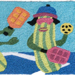 Couple Doormat – Fun Pickleball Themed Accent Rug 20