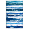 Homefires 3x5 Blue Stripe Rug for Living Room & Entryway