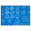 Homefires Coastal Doormat – Shell Seekers 20x30 with Seashell Pattern for Entryways