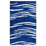 Homefires Amagansette Blues Rectangle Rug 3' x 5' – Indoor/Outdoor Area Rug with Coastal Blue Stripes, Durable Polypropylene Flatweave