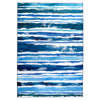 Sapphire Stripes Indoor Rug for Living Room – 5'x7'