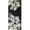 Floral Hallway Runner – Simple Spaces Dogwood Design in Cream and Taupe
