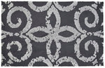 Simple Spaces Gray Gate Doormat, 21"x33" – Elegant Geometric Entry Rug with Lattice Design in Soft Neutral Tones for Indoor Use