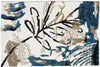 Mid Summer Night Entry Rug – Moody Floral Doormat by Simple Spaces