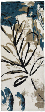 Simple Spaces Mid Summer Night Runner Rug, 21" x 54" – Moody Floral Pattern in Deep Tones for Hallways and Entry Spaces