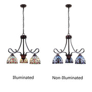 Chloe Lighting CH3T381VB25-DD3 GRENVILLE Bronze 3-Light Victorian Mini-Chandelier 25