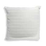 Uttermost Basket Stripe Outdoor Pillow-Ivory Sunbrella with Tonal Basketweave Stripe