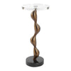 Remolino bronze drink table
