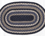 oval braided jute rug 27x45