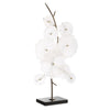 Glass floral sculpture