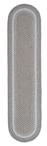 Earth Rugs Rustic Multi-Tone Oval Braided Rug – Durable Farmhouse Decor