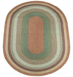 Oval Braided Jute Rug for Living Room – 72" by Earth Rugs