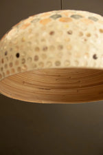 blue orange pendant light,