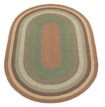 Sustainable Oval Braided Rug – Natural Jute 108" by Earth Rugs