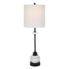 Traditional buffet lamp with marble