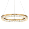 Segovia 28 Inch Round Crystal LED Chandelier