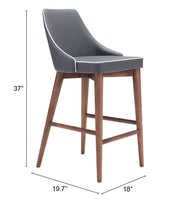Zuo Modern – Moor Counter Stool, 26