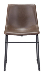 Modern Dining Room Chairs with Sculpted Seat Design