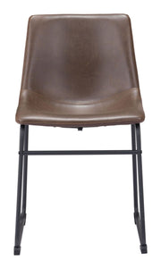 Modern Dining Room Chairs with Sculpted Seat Design