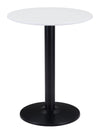 Modern Round Bistro Table for Kitchen or Cafe