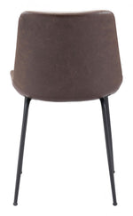 Compact Faux Leather Dining Chairs for Small Spaces