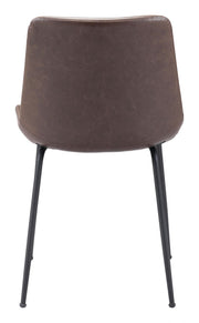Compact Faux Leather Dining Chairs for Small Spaces