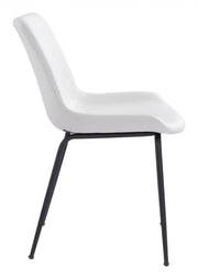 Upholstered Dining Chairs for Kitchen or Dining Room – White