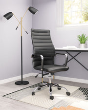 Executive Swivel Office Chair in Black by Zuo Modern