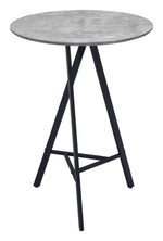Tall Modern MDF & Steel Bar Table