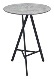 Tall Modern MDF & Steel Bar Table