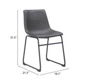 Modern Charcoal Dining Chairs 31