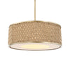 Pinchot Natural Rattan Ceiling Pendant – Boho Style Hanging Light