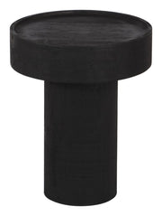 Modern Cube Side Table – Black Mango Wood by Zuo